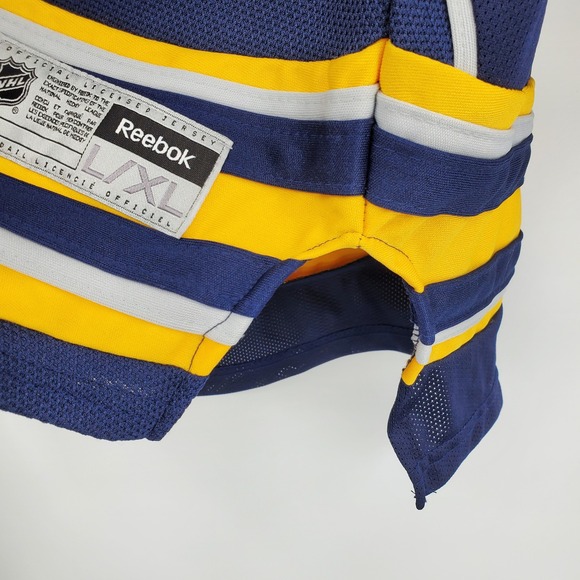 Reebok Buffalo Sabres Ryan Miller 30 Youth Hockey Jersey Navy Blue L/XL - Picture 9 of 10